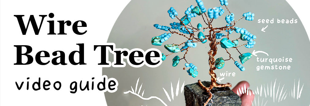 How to make a wire bead tree  | Tutorial