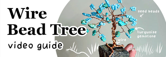 How to make a wire bead tree  | Tutorial