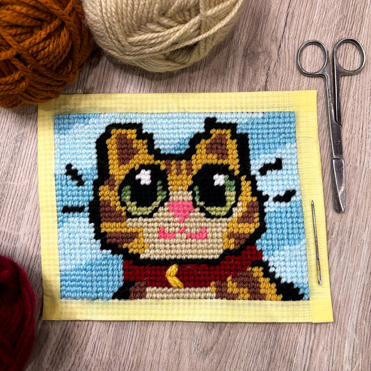 Ginger Cat Tapestry Kit